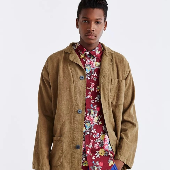 NWOT Urban Renewal Vintage Linen Shop Coat in Neutral - Picture 9 of 9